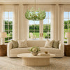 Crystorama Bridget 28.5" Chandelier in Soft Gold - Lifestyle View