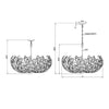 Crystorama Bridget 27" Chandelier - Product Dimensions