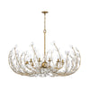Crystorama Bridget 42" Chandelier in Soft Gold - Additional View
