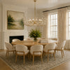 Crystorama Bridget 42" Chandelier in Soft Gold - Lifestyle View
