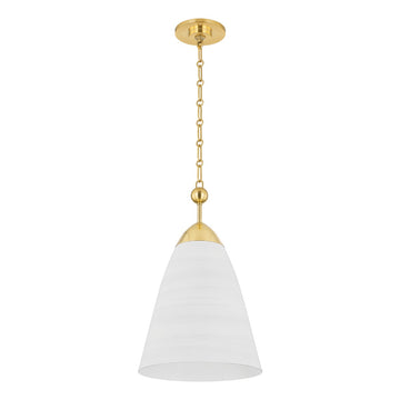 Aged Brass/White Plaster
