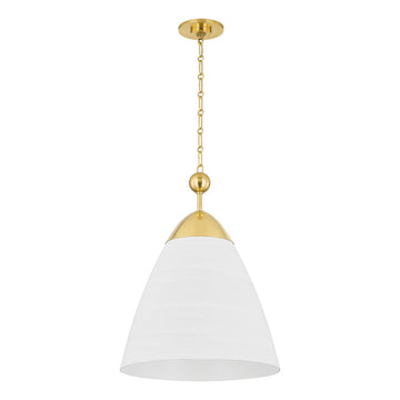 Aged Brass/White Plaster