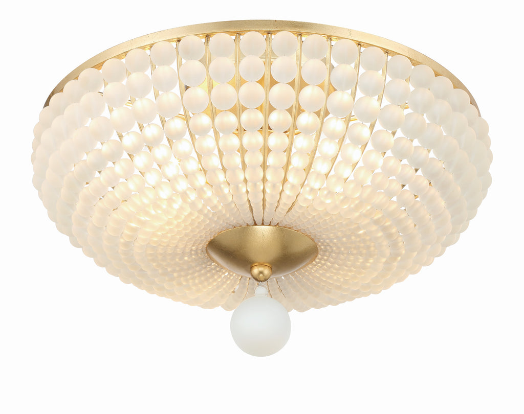 BLA-10665-GA Bella 4 Light Semi Flush | Main Image