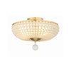 Crystorama Bella 18'' Semi Flush Mount in Antique Gold - Additional View