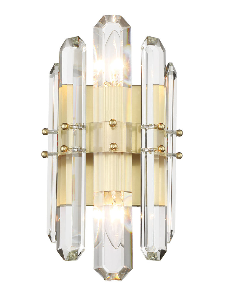 BOL-8882-AG Bolton 2 Light Sconce | Main Image