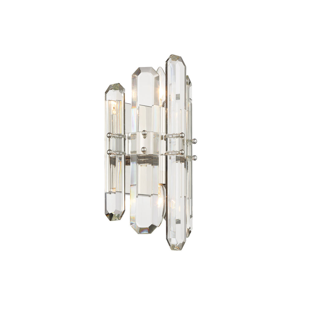 Crystorama Bolton 7.5'' Sconce in Polished Nickel - Additional View