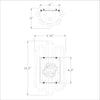 Crystorama Bolton 7.5'' Sconce - Product Dimensions