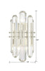 BOL-8882-PN Bolton 2 Light Sconce | Dimensions Image