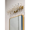 Crystorama Bolton 25.25'' Bathroom Vanity in Aged Brass - Lifestyle View