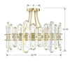 BOL-8884-AG Bolton 4 Light Semi Flush | Dimensions Image