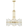 Crystorama Bolton 24.75'' Chandelier in Aged Brass - Additional View