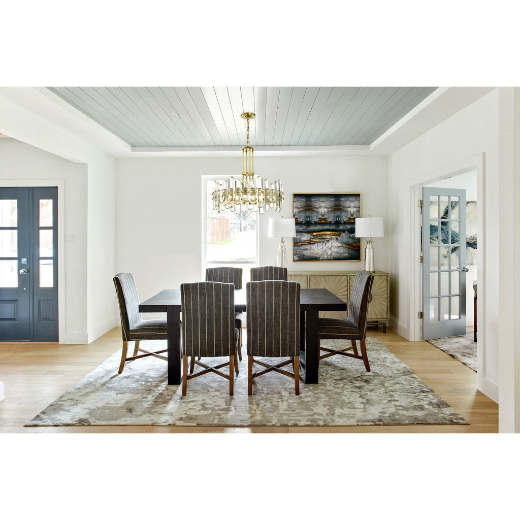 Crystorama Bolton 24.75'' Chandelier in Aged Brass - Lifestyle View
