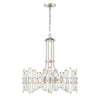 Crystorama Bolton 24.75'' Chandelier in Polished Nickel - Additional View