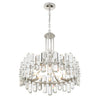 Crystorama Bolton 24.75'' Chandelier in Polished Nickel - Additional View