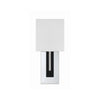 Crystorama Brent 6.5'' Sconce in Polished Nickel + Black Forged - Additional View