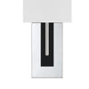 Crystorama Brent 6.5'' Sconce in Polished Nickel + Black Forged - Additional View