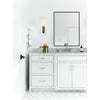 Crystorama Brent 6.5'' Sconce in Polished Nickel + Black Forged - Lifestyle View