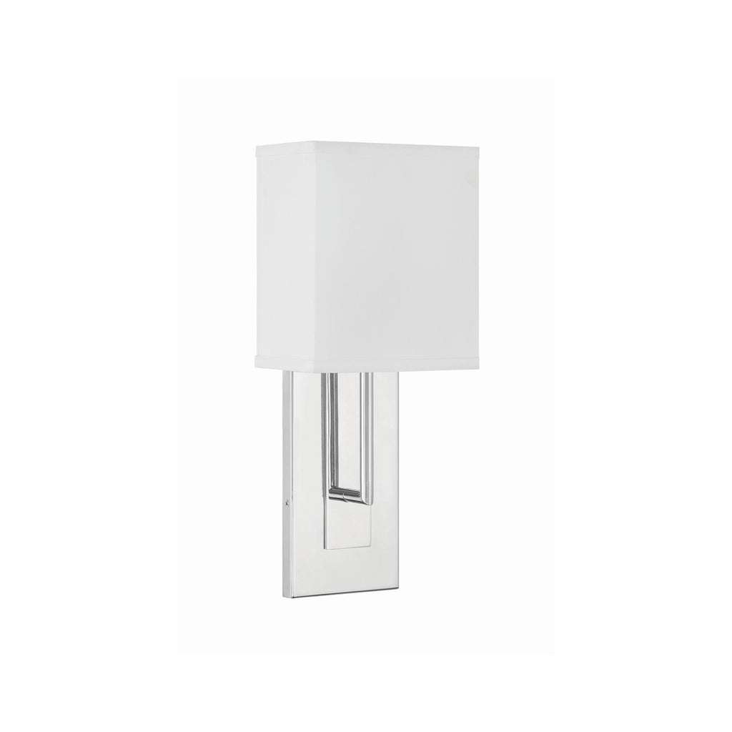 Crystorama Brent 6.5'' Sconce in Polished Nickel - Additional View