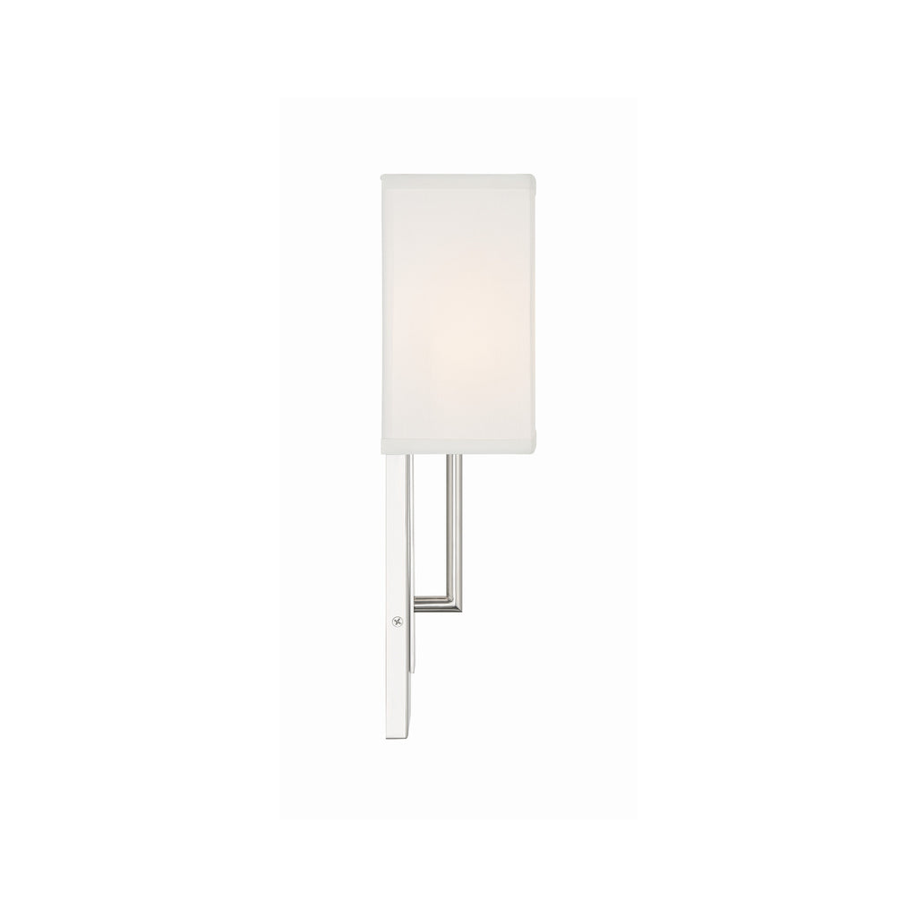 Crystorama Brent 6.5'' Sconce in Polished Nickel - Additional View