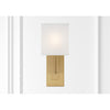 Crystorama Brent 6.5'' Sconce in Vibrant Gold - Lifestyle View