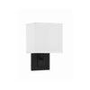Crystorama Brent 7'' Sconce in Black Forged - Additional View
