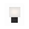 Crystorama Brent 7'' Sconce in Black Forged - Additional View