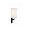 Crystorama Brent 7'' Sconce in Black Forged - Additional View