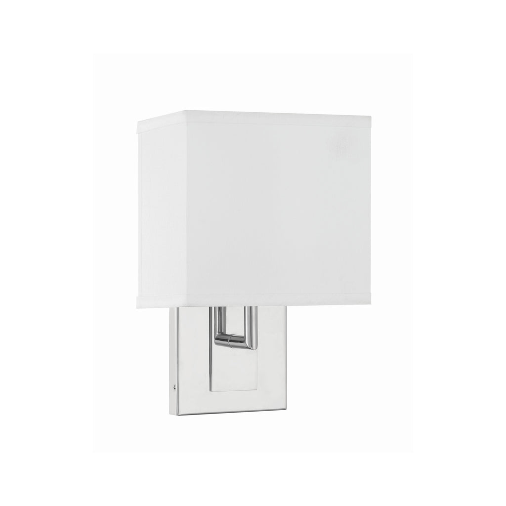 Crystorama Brent 7'' Sconce in Polished Nickel - Additional View