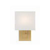Crystorama Brent 7'' Sconce in Vibrant Gold - Additional View