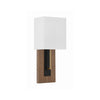 Crystorama Brent 6.5'' Sconce in Matte Black + Vibrant Gold - Additional View