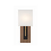 Crystorama Brent 6.5'' Sconce in Matte Black + Vibrant Gold - Additional View