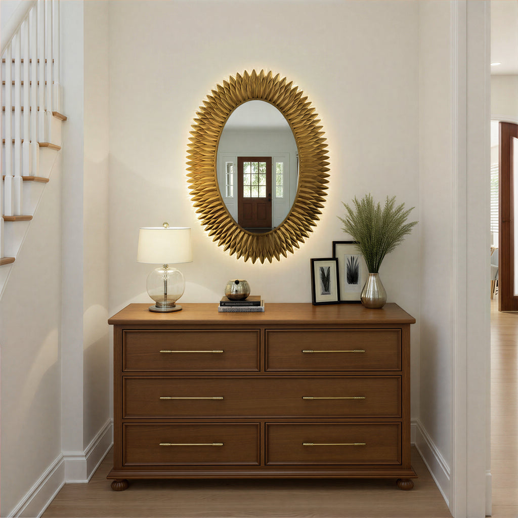 BRH-M500-GA Broche 31.25'' Integrated LED Mirror | Lifestyle Image