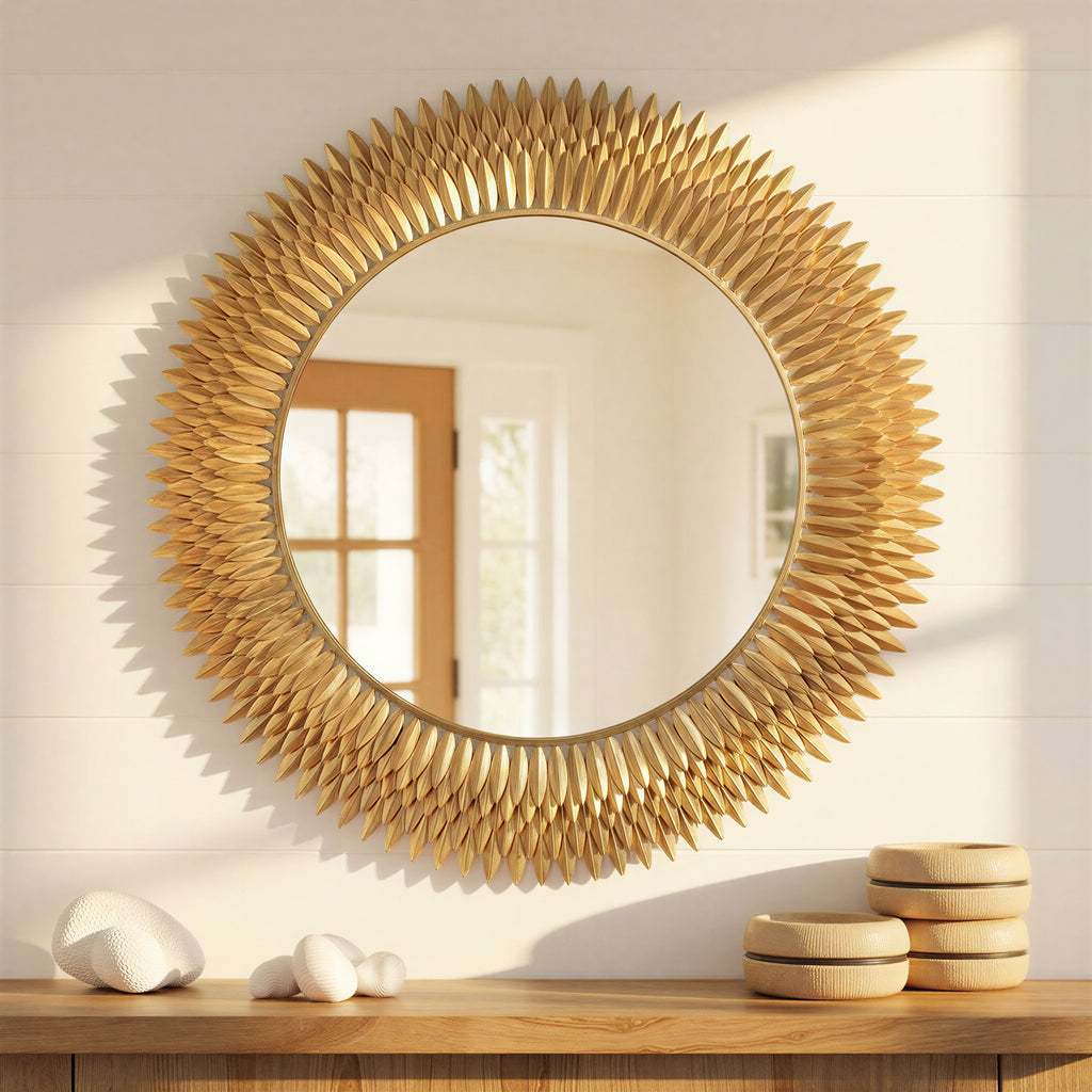 BRH-M546-GA Broche 46.75'' Mirror | Lifestyle Image