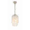 Crystorama Brielle 7'' Chandelier in Antique Silver - Additional View