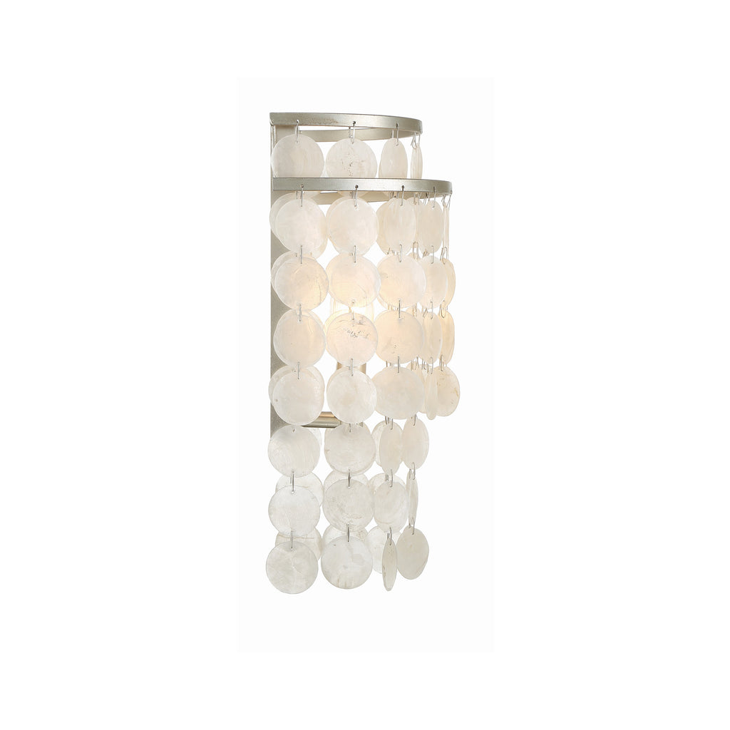 Crystorama Brielle 9'' Sconce in Antique Silver - Additional View
