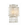 Crystorama Brielle 9'' Sconce in Antique Silver - Additional View