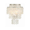 Crystorama Brielle 13'' Flush Mount in Antique Silver - Additional View