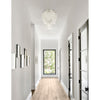Crystorama Brielle 13'' Flush Mount in Antique Silver - Lifestyle View