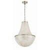 Crystorama Brielle 18'' Chandelier in Antique Silver - Additional View