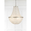 Crystorama Brielle 18'' Chandelier in Antique Silver - Lifestyle View