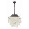 Crystorama Brielle 18'' Chandelier in Dark Bronze - Additional View