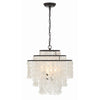 Crystorama Brielle 18'' Chandelier in Dark Bronze - Additional View