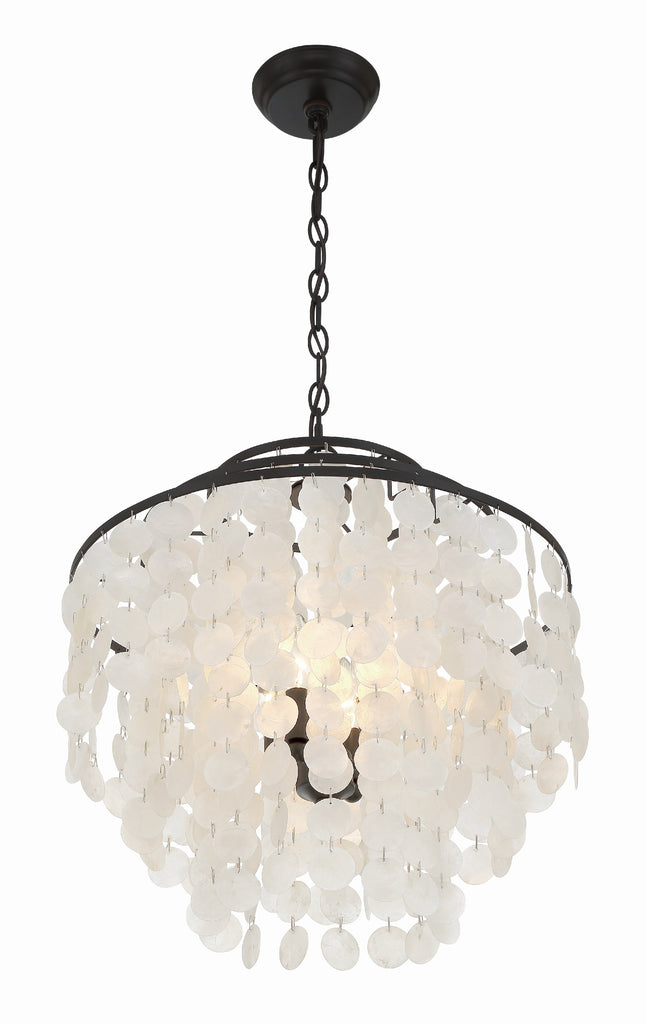 BRI-3008-DB Brielle 4 Light Chandelier | Alternate Image