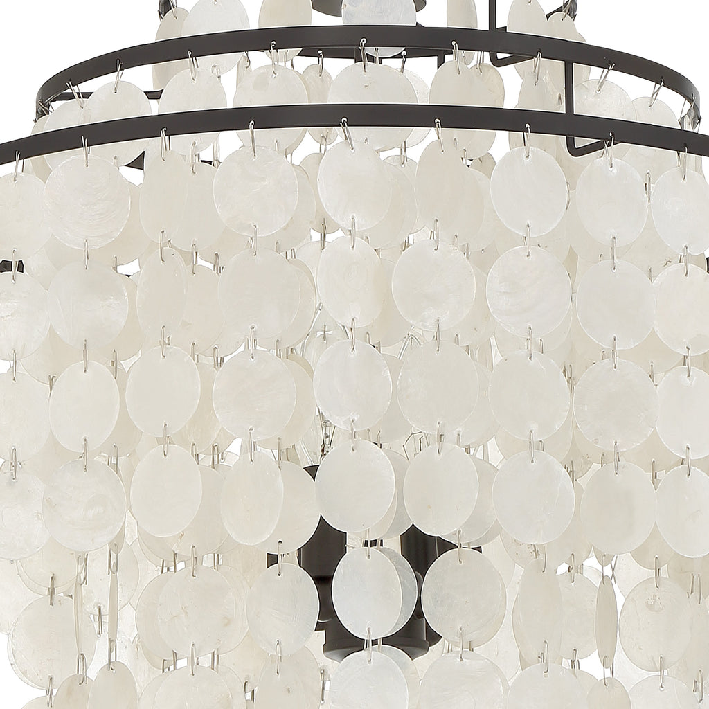 BRI-3008-DB Brielle 4 Light Chandelier | Alternate Image