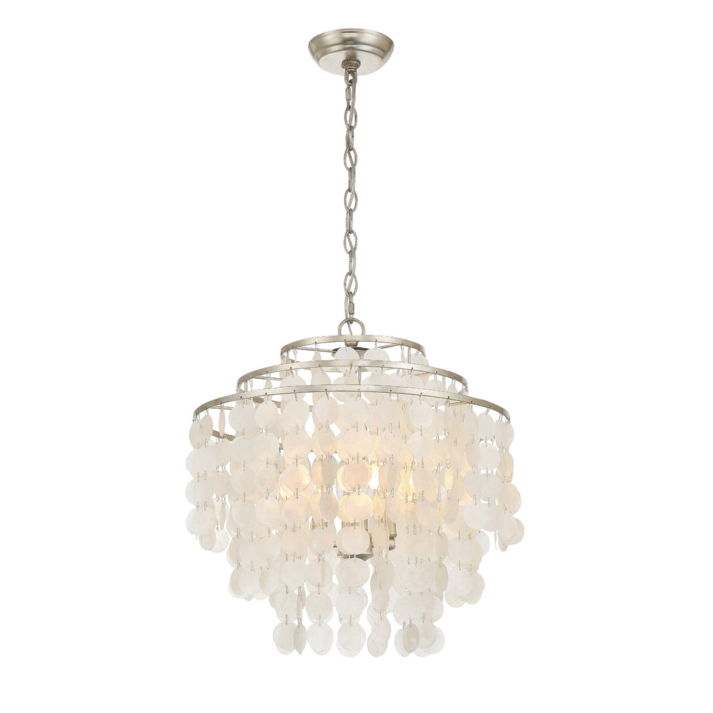 BRI-3008-SA Brielle 4 Light Chandelier | Main Image