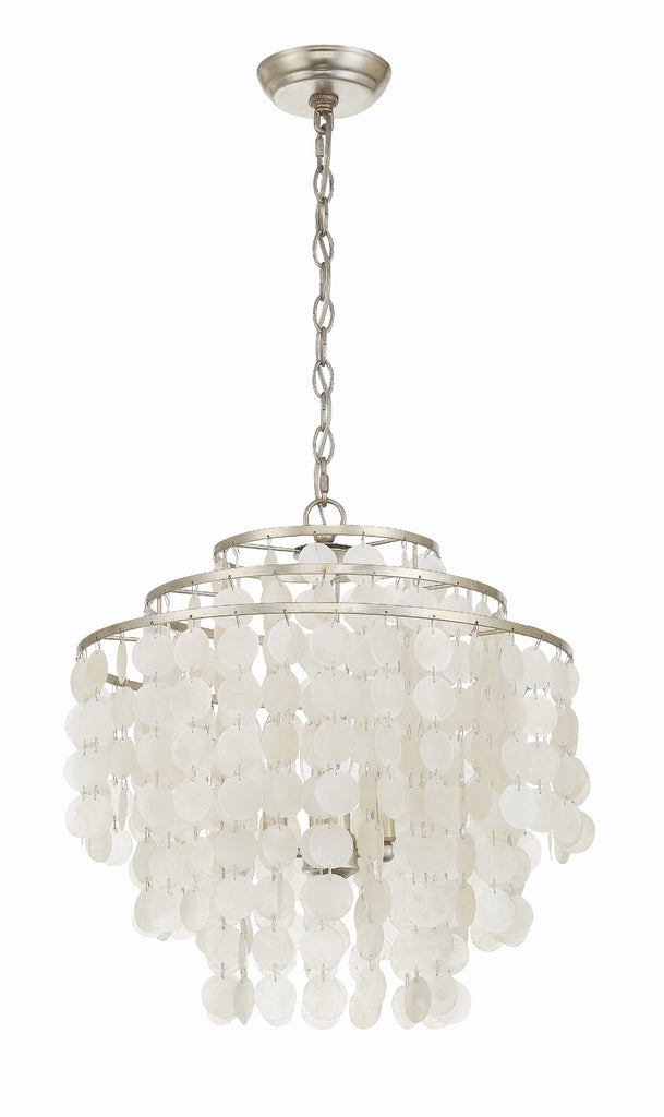 BRI-3008-SA Brielle 4 Light Chandelier | Alternate Image