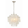 Crystorama Brielle 18'' Chandelier in Antique Silver - Additional View