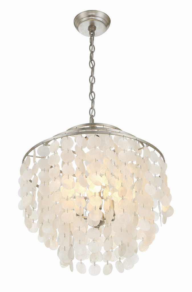 BRI-3008-SA Brielle 4 Light Chandelier | Alternate Image