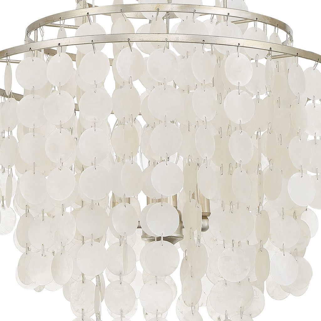 BRI-3008-SA Brielle 4 Light Chandelier | Alternate Image