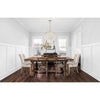 Crystorama Brielle 18'' Chandelier in Antique Silver - Lifestyle View